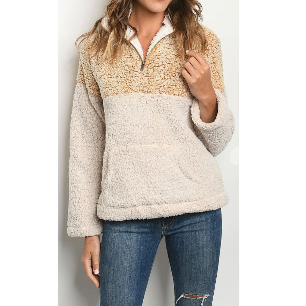 Sherpa Half-Zip Pullover